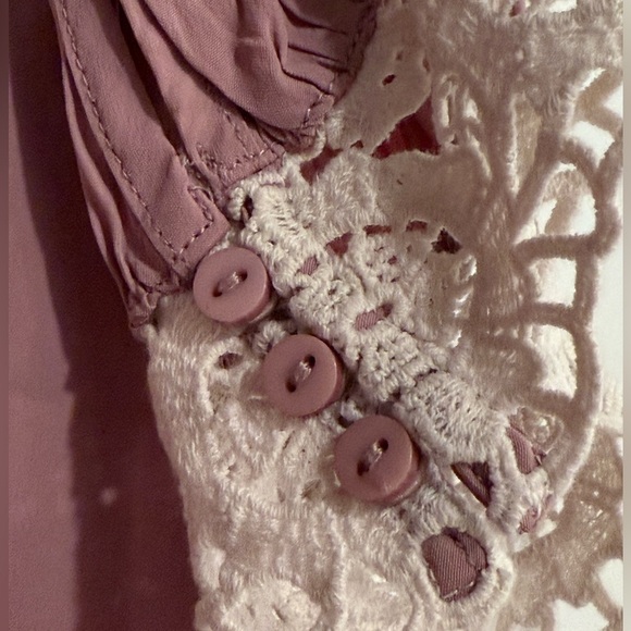 Free People My Love Lace Top - Mauve | NWT - Picture 4 of 7